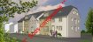 Duplex Vente 3 chambres à Erpeldange (Ettelbruck) - 599 000 € Beau duplex au 1er resp. 2ième étage d'une belle résidence à 9 unités, nouvelle construction à basse énergie, classe énergétique B/B, offrant une surface habitable de 165.85 m2 avec balcon de 11.71 m2, se composant comme suit:
Niveau 1: hall d'entrée/vestiaire, spacieux séjour avec cuisine ouverte et accès au balcon, 1 chambre à coucher avec dressing et salle de bains privative
Niveau 2: hall de nuit, 2 chambres à coucher et salle douche
Buanderie commune, chauffage à mazout, chauffage au sol, VMC double flux, triple vitrage, panneaux solaires thermiques.
Le prix s'entend avec 3% TVA inclus.
Garage double fermé au sous-sol au prix de 30.000 '.
Garage simple fermé au prix de 20.000 '.
Emplacement extérieur au prix de 7.000 '.
Disponibilité pour 2018.
Ref agence :1013