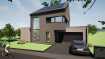 Home Project SA vous propose le futur projet de construction d'une belle maison jumelée par garage située à Wilwerdange (commune de Troisvierges).La maison est dotée d'une architecture moderne et contient une surface totale habitable de 140 m2 avec un grenier aménageable de 45m2.Au rez-de-chaussée, vous accédez par un hall d'entrée à un spacieux séjour avec cuisine ouverte, qui est l'endroit central de la maison, et vous disposez également d'un accès direct à une accueillante terrasse.En outre, le rez-de-chaussée comprend un débarras, un WC séparé et un garage pouvant accueillir deux voitures et donnant accès au local technique.Au premier étage, vous trouvez un hall de nuit qui vous donne accès aux trois chambres à coucher. L'une d'entre elles est une suite parentale avec sa propre salle de bains donnant accès au dressing, et cet étage dispose également d'une salle de douche.ACTE SUR TERRAINAspects techniques :Fenêtres à triple vitrage avec volets électriques.Pompe à chaleurPanneaux solairesChauffage au solToiture en penteContactez-nous pour plus d'informations au numéro 26361112 ou par email: info@home-project.luDisponibilité: à convenirHome Project SA bietet Ihnen das zukünftige Bauprojekt eines schönen Doppelhauses in Wilwerdange (Gemeinde Troisvierges) an.Das Haus hat eine moderne Architektur und enthält eine Gesamtwohnfläche von 140 m2 mit einem ausbaubaren Dachboden von 45m2.Im Erdgeschoss gelangen Sie über eine Eingangshalle in ein geräumiges Wohnzimmer mit offener Küche, die der zentrale Ort des Hauses ist, und Sie haben auch direkten Zugang zu einer einladenden Terrasse.Außerdem befinden sich im Erdgeschoss ein Abstellraum, ein separates WC und eine Garage, die Platz für zwei Autos bietet und Zugang zum Technikraum hat.Im ersten Stock finden Sie eine Nachthalle, die Ihnen Zugang zu den drei Schlafzimmern bietet. Eines davon ist eine Master-Suite mit eigenem Bad und Zugang zum Ankleidezimmer, außerdem verfügt diese Etage über ein Duschbad.URKUNDE AUF DEM GRUNDSTÜCKTechnische Aspekte :Dreifach verglaste Fenster mit elektrischen Rollläden.Wärmepumpe.SonnenkollektorenFußbodenheizungSchrägdachKontaktieren Sie uns für weitere Informationen unter der Nummer 26361112 oder per E-Mail: info@home-project.luVerfügbarkeit: nach VereinbarungHome Project SA proposes you the future construction project of a beautiful semi-detached house located in Wilwerdange (commune of Troisvierges).The house has a modern architecture and contains a total living area of 140 m2 with a convertible attic of 45m2.On the first floor, you enter through an entrance hall into a spacious living room with open kitchen, which is the central place of the house, and you also have direct access to a cosy terrace.In addition, the first floor has a storage room, a separate toilet and a garage for two cars with access to the technical room.On the second floor, you will find a night hall that gives you access to the three bedrooms. One of them is a master suite with its own bathroom giving access to the dressing room, and this floor also has a shower room.DEED ON LANDTechnical aspects:Triple glazed windows with electric shutters.Heat pumpSolar panelsFloor heatingSloping roofContact us for more information at 26361112 or by email: info@home-project.luAvailability: to be agreed