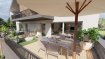 Appartement Vente 3 chambres à Théding - 244 900 € Appartement neuf à Théding. Idéalement situé au centre du village nous vous proposons un bel appartement en VEFA ( Vente en l'Etat Futur d'Achèvement), en rez-de-chaussée d'une résidence neuve à Théding.Vous disposerez d'une belle pièce de vie d'environ 43,5m², comprenant une cuisine équipée ouverte sur salon-séjour, de trois belles chambres dont une de 18,34m², d'une salle de bains avec baignoire et douche à l'italienne, d'un WC individuel, d'un cellier et d'une petite buanderie avec branchement machine à laver.Vous profiterez d'une belle terrasse de 29m², d'une place de parking, d'un garage et d'une cave privative. Les plus de cet appartement : - vous bénéficierez de la personnalisation intégrale de votre intérieur pour le choix des matériaux dans la gamme sélectionnée par le promoteur- interphone vidéo- menuiserie extérieur en PVC et volets roulants motorisés- chauffage au sol (thermostat dans chaque pièce)- carrelage dans les pièces de jour et parquet dans les chambresPour plus de renseignements, contactez nous au 03.72.64.01.02Copropriété de 6 lots.
