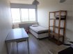 Appartement Location à Mulhouse - 325 € c.c. Nous vous proposons ce Studio Meublé de 14,79m² situé au 26ème étage de la Tour de l'Europe, en plein centre ville de Mulhouse et avec Vue sur les Vosges.
Il est composé :
- Une Pièce Principale avec Table et Chaises, d'un Lit avec coffre de rangement, d'une Etagère,
- Un Coin Cuisine avec Plaques de Cuisson, Frigo et Vaisselle,
- Une Salle d'Eau avec Wc.
Pour ce Logement, le Chauffage et l'Eau Chaude sont collectif et compris dans les provisions mensuelles sur charges.
Vous avez à proximité directe tous les commerces, une Salle de Sport et les transports.