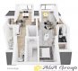 Studio Vente à Luxembourg-Rollingergrund - 512 948,06 € REZ-DE-CHAUSSÉE :
Appartement (00.01) 1 ch. 64,56m² ; jardin privatif de 55m² et cave
Prix 709.554,21 € TVA 3% ; prix € 759.554 TVA 17%
Appartement (00.02) 1 ch. 63,21m² ; jardin privatif de 65m², terrasse de 6,68 m² et cave
Prix 732.316,03 € TVA 3% ; prix € 782.316 TVA 17%
1er ÉTAGE :
Appartement (01.01) 1 ch. 59,30m² ; terrasse de 6,04 m² et cave
Prix € 641.109,70 TVA 3% ; prix € 691.110 TVA 17%
Appartement (01.02) 1 ch. 57,44m² ; terrasse de 5,98 m² et cave
Prix € 620.278,93 TVA 3% ; prix € 670.279,00 TVA 17%
2ème ÉTAGE :
Appartement (02.01) 1 ch. 59,31m² ; balcon de 5,95 m² et cave
Prix € 641.109,70 TVA 3% ; prix € 691.110 TVA 17%
Appartement (02.02) 1 ch. 57,44m² ; balcon 5,98 m² et cave
Prix € 620.278,93 TVA 3% ; prix € 670.279,00 TVA 17%
3ème ÉTAGE :
Studio (03.01) : 61,51m² ; cave, prix de € 589.915,01 TVA 3% ; € 639.915 TVA 17%
Studio (03.02) : 53,51m² ; cave, prix de € 512.948,07 TVA 3% ; € 562.948 TVA 17%
