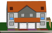 Maison jumelée Vente 3 chambres à Mont-Saint-Martin - 208 500 € A Piedmont (Mont-Saint-Martin), dans un environnement calme, Nouveau lotissement, proche commodités, Maison jumelée, 1 garage 1 voiture, 2 places de parking, RDC: entrée, cuisine ouverte sur séjour (34.80m²), w-c (1.70m²), ETAGE: 3 chambres(9.6/12.4/12.5m²), SDB avec w-c (6.20m²), palier (3.30m²), sur 2.46 ares de terrain. Livraison prévue au 3èmeTrimestre 2022.