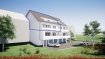 Duplex Vente 4 chambres à Nagem - 793 190 € Nouvelle construction, résidence avec 4 unités située dans la rue Principale à Nagem.
Tous les appartements sont conçus comme unité résidentielle duplex dans un standard de haute gamme.
Le bâtiment est construit comme une maison basse énergie (classe d'efficacité énergétique A, classe de protection thermique A).
Le bâtiment complet, y compris tous les escaliers est créé en construction massif. En outre, toutes les unités résidentielles sont accessibles avec un
ascenseur, qui est situé au milieu de l'escalier principal.
La production de chaleur est assurée par une pompe à chaleur à air de standard actuel. Nos bâtiments sont réalisés selon les règles de la technologie actuelle et les règles de l’art.
Le cahier des charges peut-être adapté selon les souhaits des clients, si cela est techniquement possible et cohérent avec le passeport énergétique.
Duplex de 198,21m² situé au 1er étage / combles:
Niveau 0:
- hall d'entrée
- wc séparé
- séjour / salle à manger avec coin cuisine, sortie sur balcon
- salle de douche
- 1 chambre à coucher avec dressing
- bureau.
Niveau 1:
- hall avec accès sur loggia de 24,28m²
- 2 chambres à coucher
- salle de douche
- 1 chambre parentale avec salle de douche, accès sur loggia de 24,28m².
4 emplacements intérieurs, cave.
VA 3 % (sous réserve d'acceptation par l'administration de l'enregistrement)