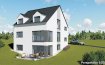 Maison individuelle Vente 3 chambres à Beaufort - 851 811 € NEIBAU, 4 SÄITE FRÄI, MAT DRÄI SCHLOFZËMMER ZE VERKAFEN ZU BEFORT
BK-Immo Promotion proposéiert Iech am Verkaf en qualitativ héichwärtegt gebauten Passivhaus mat dräi Schlofkummeren, Garage, baussenst Stellplatz, Gaart an ideal orientéierter Terrasse. Dat wonnerschéint Passivhaus (4 Säite fräi), befënnt sech an enger roueg geleeëner Strooss, vun wou een eng aussergewéinlech Panoramavue op Beforter Schlass genéisse kann.
Dësen luminéis an harmonesch ageriichten Neibau, befënnt sech net wäit ewech vun allen Commoditéiten. Desen Massivbau bidd Iech eng Wunnfläch vun ongeféier 207 m2, op engem Terrain vun 9a 03ca an ass a folgender Weis ausgestatt :
Um Sous-Sol :
• En Trapenhaus : 9,10 m2
• En Living : 30,73 m2
• Eng oppen Kichen mat Iessraum: 22,17 m2
• Wäschkichen/ Keller / Local Technique: 17,71 m2
• Eng separat Toilette : 2,80 m2
Um Rez-de-Chaussée :
• En Debarras : 3,64 m2
• En Hall d’Entrée an Trapenhaus : 12,33 m2
• Garage : 17,71 m2
• En Couloir : 10,46 m2
• Zweet Schlofkummer : 16,30 m2
• Drëtt Schlofkummer : 13,90 m2
• Buedzëmmer mat Dusch: 6,03 m2
Ënnert dem Dach :
• En Hall de Nuit : 6,38 m2
• Elterenschlofkummer : 12,53 m2
• En Dressing : 9,23 m2
• En Buedzëmmer mat Bidden an Dusch : 10,09 m2
• En Bureau : 10,28 m2
• En aménagéierbaren Späicher : 17,71 m2
• En Trapenhaus : 13,44 m2
Dobaussen :
• E private Gaart
• Eng Terrasse
Wichteg ze wëssen :
• Zougang vun der Kichen/ Iessraum op d’Terrasse mat privatem Gaart
• Duebelverglasung mat elektresch Rolllueden
• Erdgekoppelt Wärmepompanlaag
• Buedemheizung
• Späicher ausbaufäheg als véiert Schlofzëmmer
• Thermesch Trennung vum Kaalberäich von der Garage mam behëtzten Beräich vum Haus
• Garage fir 1 Auto
• Bauzait ongeféier 13 Méint ab Acte Notarié
• Méiglechkeeten fir den Intérieur ze änneren ass op Nofro mam Promoteur méiglech
• TVA récupérable
Den annoncéierten Verkafspräis anbegraff der TVA 3% ass ënnert Virbehalt vun der Acceptatioun vum